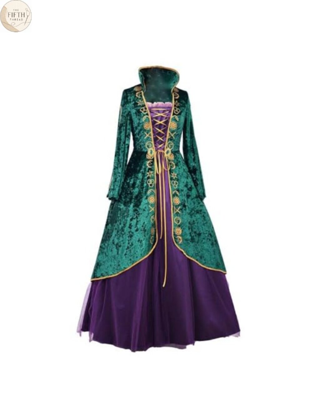 Medieval Velvet Witch Costume Dress Plus Size Cosplay